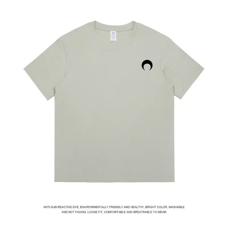 Men Cotton Printed T-Shirt Black Short Sleeve - Image 4