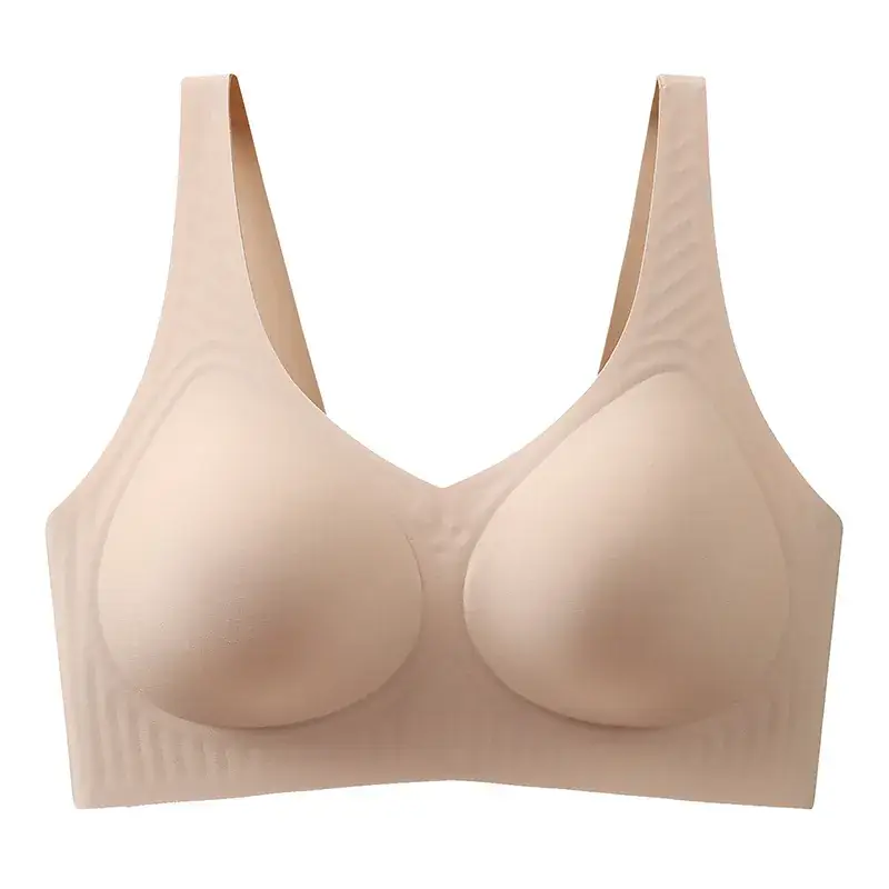 Pink Jelly Wide Shoulder Strap One-Piece Underwear Women - Image 4