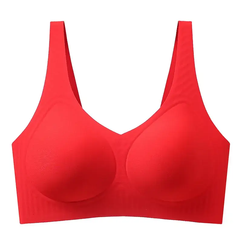 Pink Jelly Wide Shoulder Strap One-Piece Underwear Women - Image 7