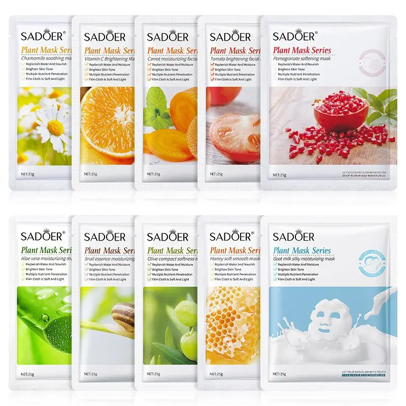Sadoer Plant Mask Series Hydrating Moisturizing Mask 17g - Image 46