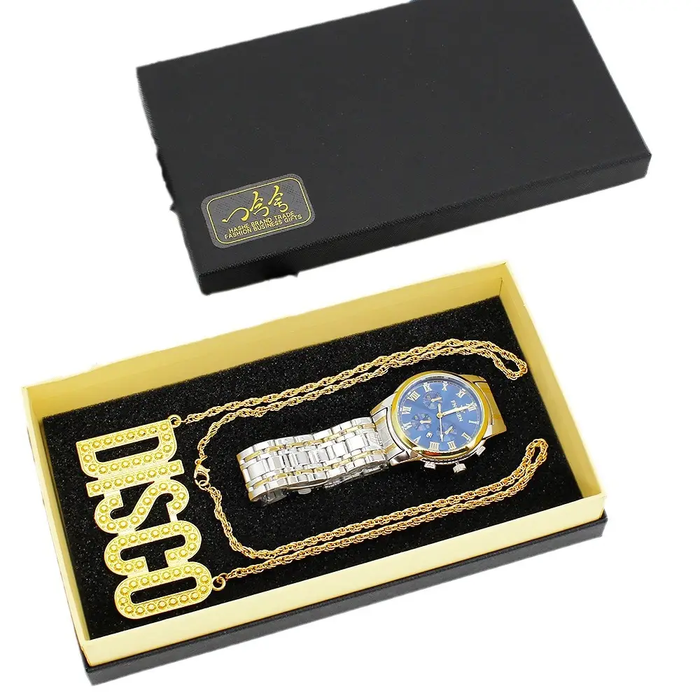 Men's High-End Disco Watch Set with Crystal Band - Image 6