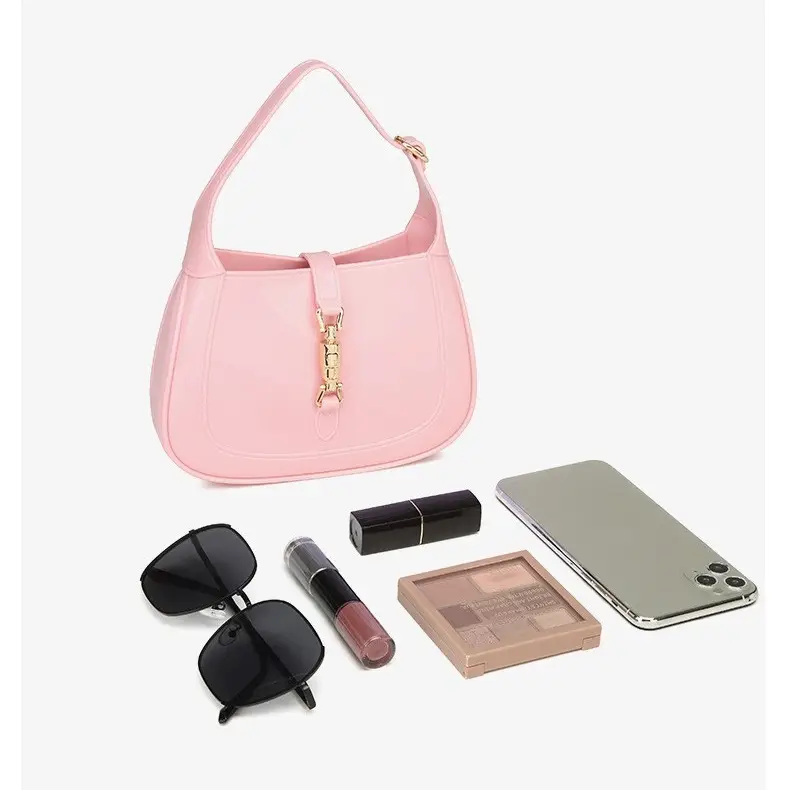 Stain-Resistant Jelly Shoulder Bag for Women - Image 8