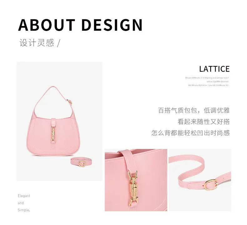 Stain-Resistant Jelly Shoulder Bag for Women — feature 3