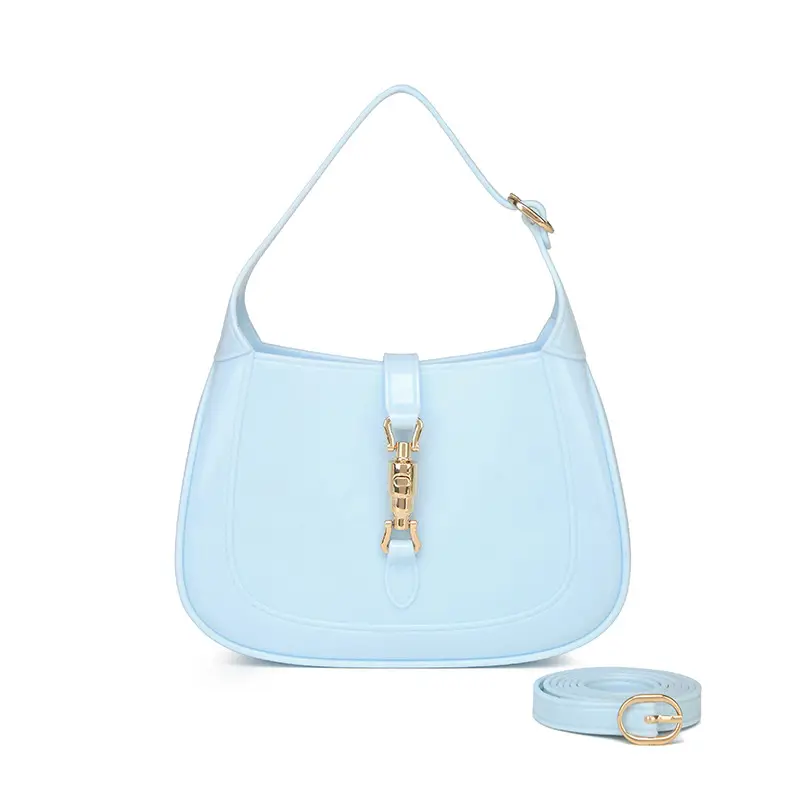 Stain-Resistant Jelly Shoulder Bag for Women - Image 2