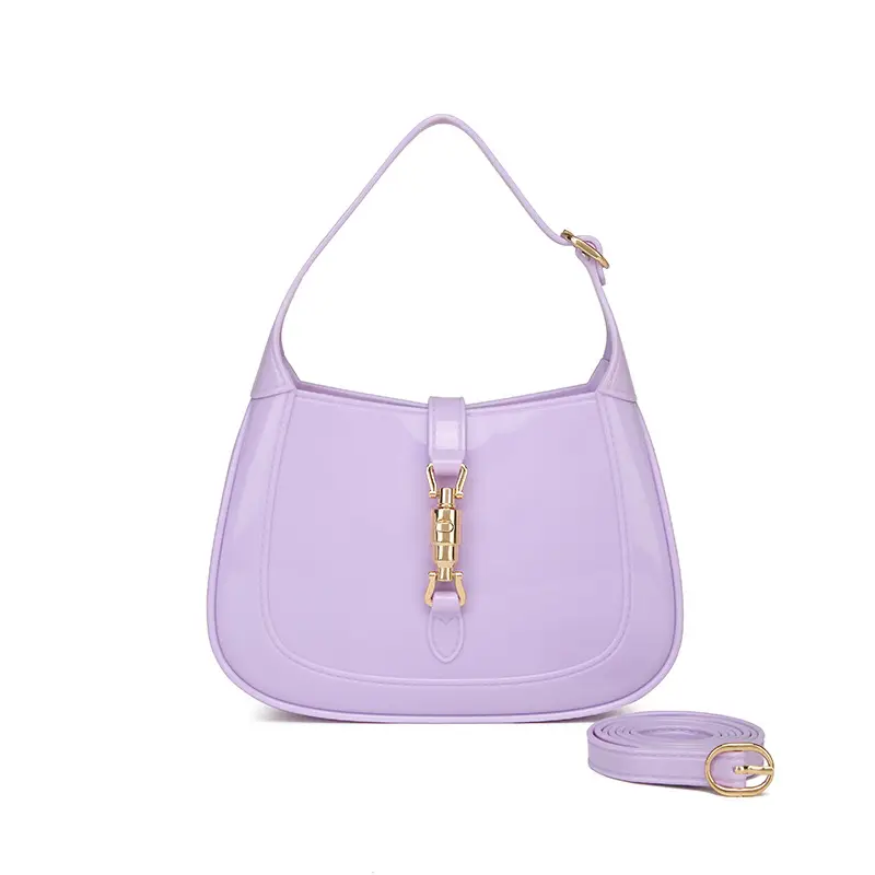 Stain-Resistant Jelly Shoulder Bag for Women - Image 4