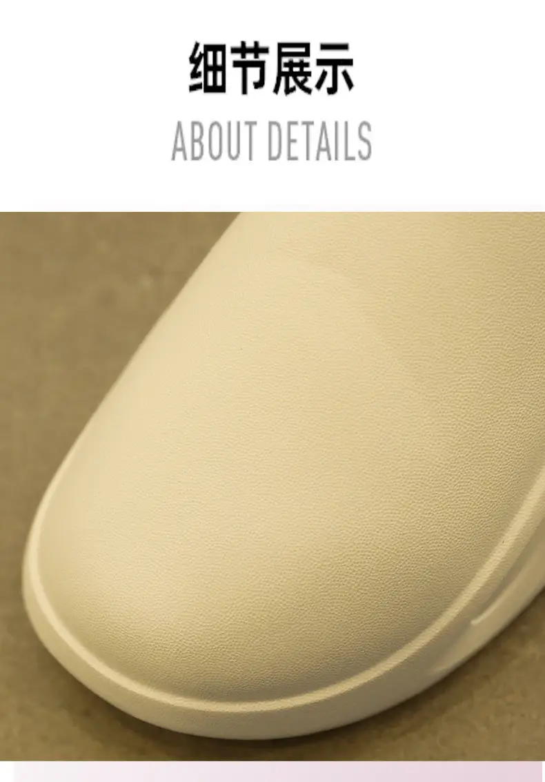 Cotton slippers men's winter fleece-lined warm cotton shoes couple waterproof slippers indoor home shit feeling woolen slippers tide — feature 5