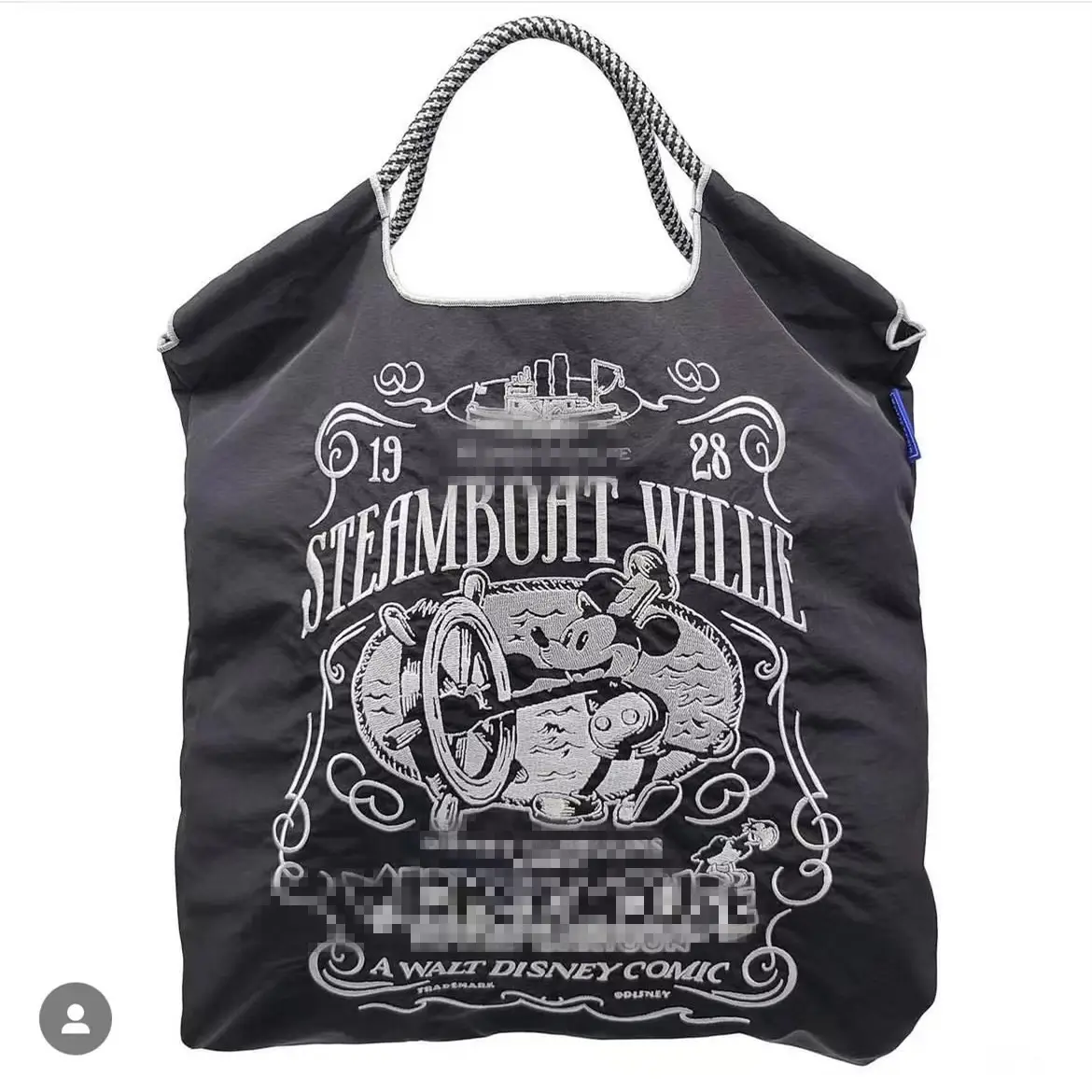 Mickey Mouse Embroidered Large Capacity Handbag — feature 5