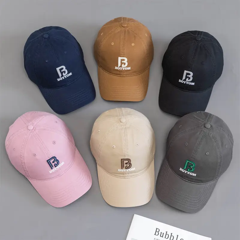 Men's Navy Blue Letter Embroidered Baseball Cap - Image 8