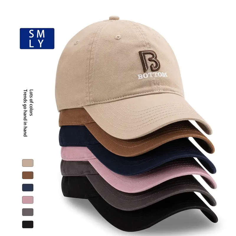 Men's Navy Blue Letter Embroidered Baseball Cap - Image 10