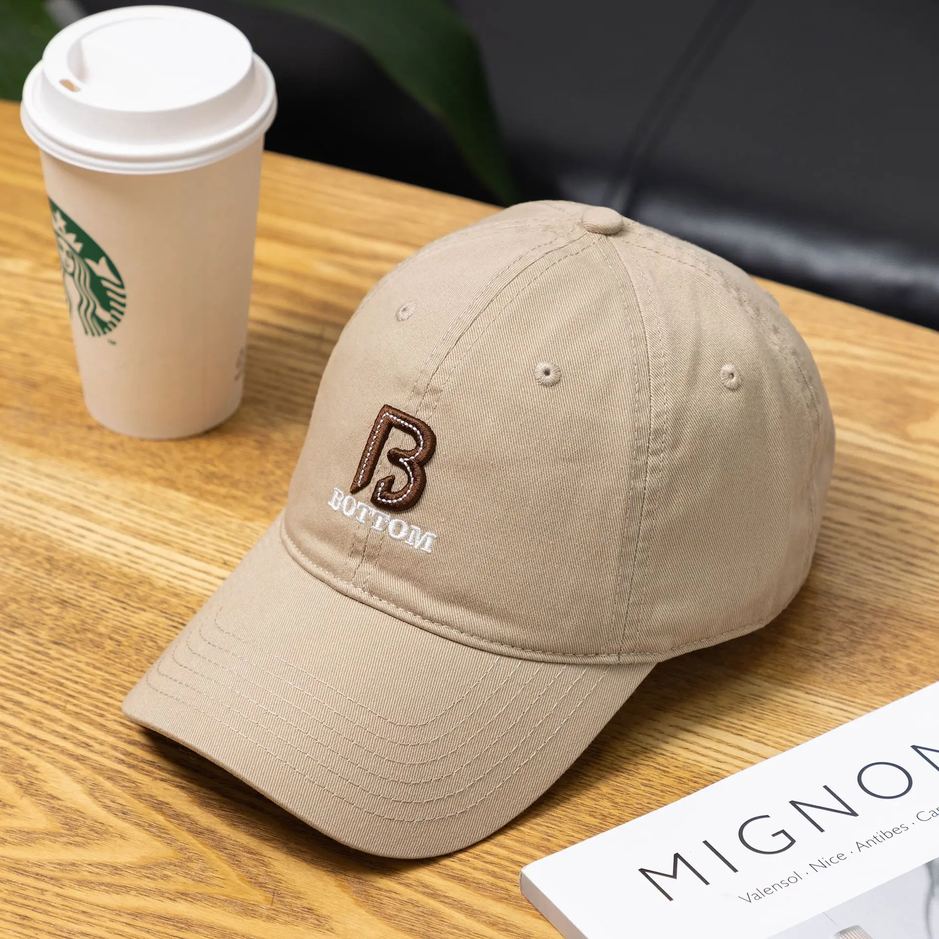 Men's Navy Blue Letter Embroidered Baseball Cap - Image 3