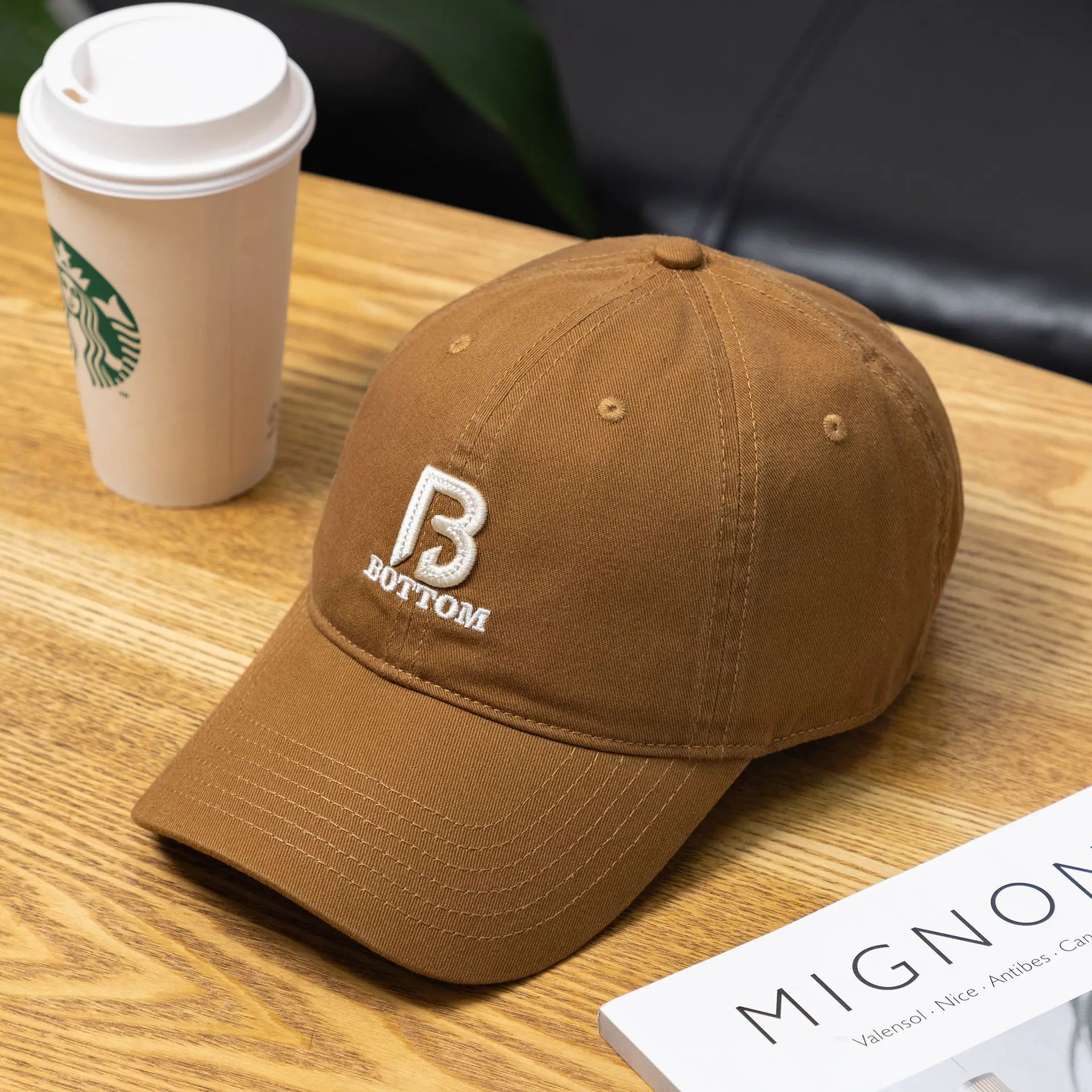 Men's Navy Blue Letter Embroidered Baseball Cap - Image 4