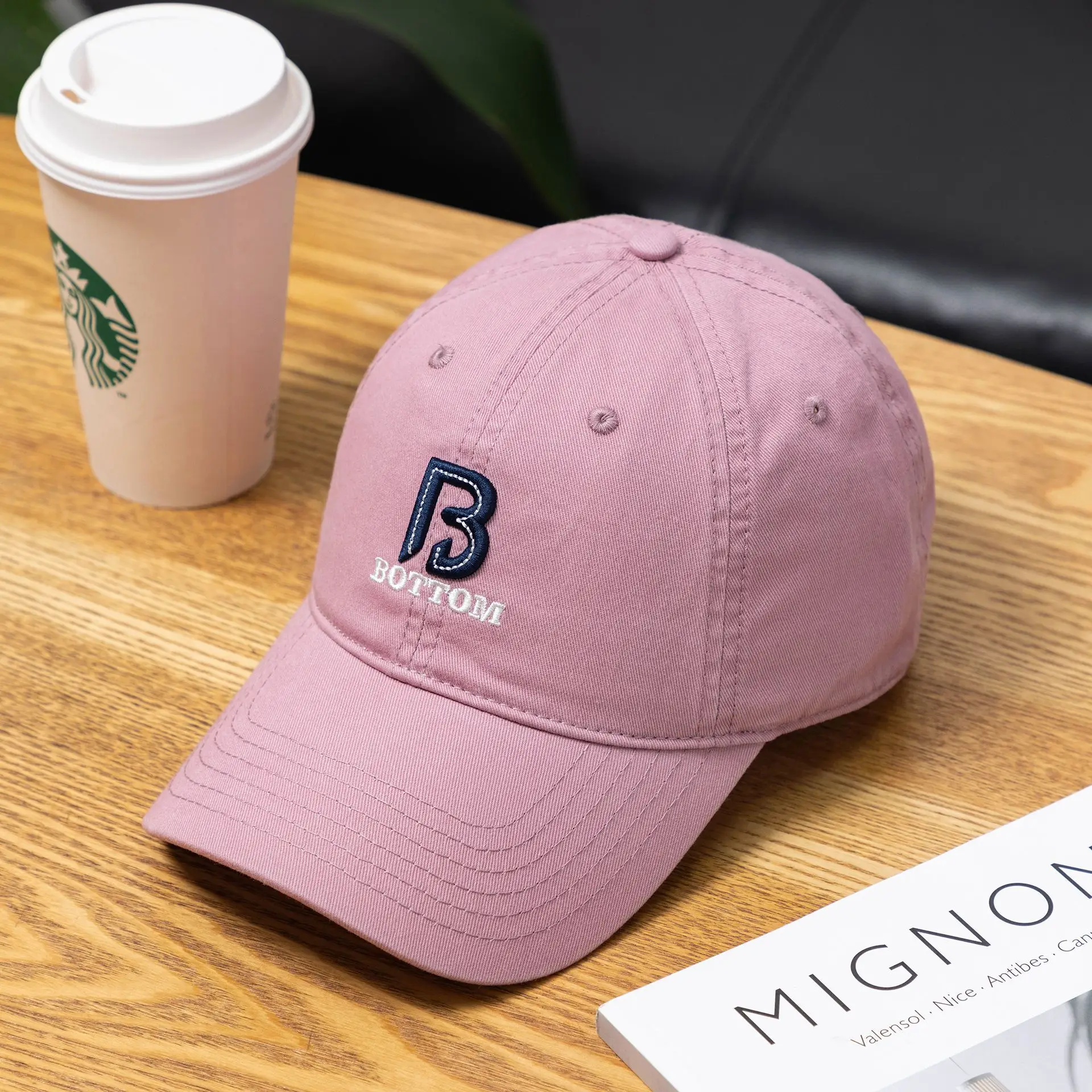 Men's Navy Blue Letter Embroidered Baseball Cap - Image 6