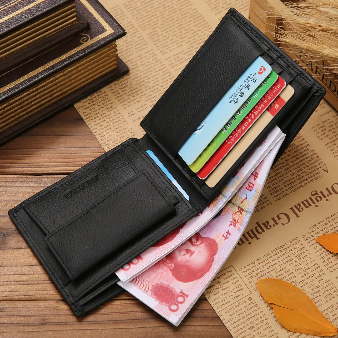 Cross-border hot short men's wallet PU wallet coin purse wallet zipper wallet wallet bag a generation of hair