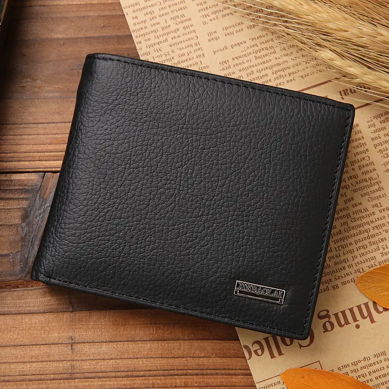 Cross-border hot short men's wallet PU wallet coin purse wallet zipper wallet wallet bag a generation of hair