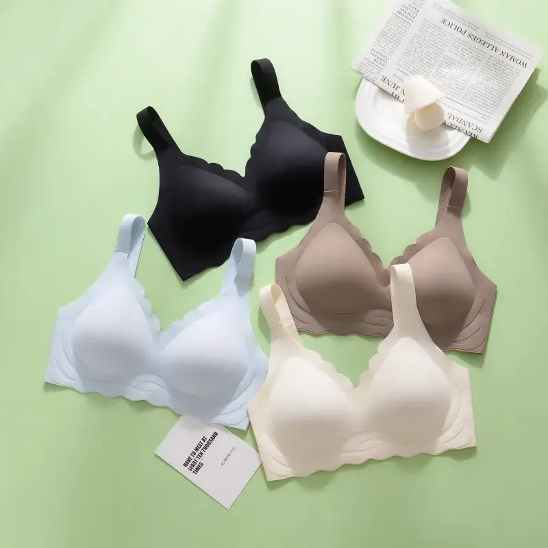 Plus Size Seamless Wireless Push Up Bra for Women - Image 9