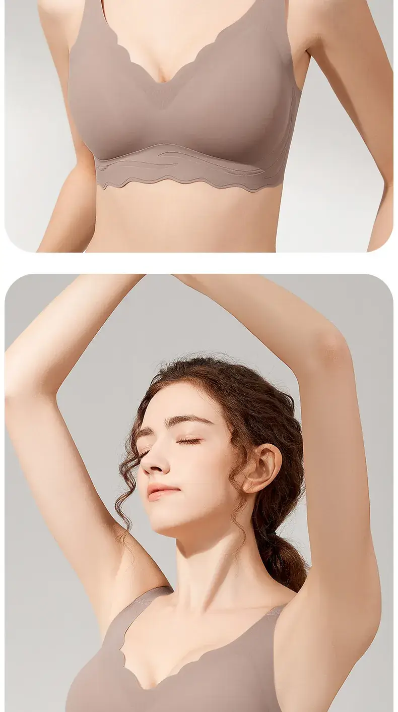 Plus Size Seamless Wireless Push Up Bra for Women — feature 18