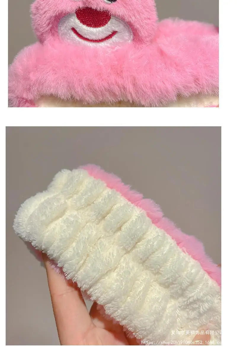 Plush Strawberry Bear Headband for Women — feature 5