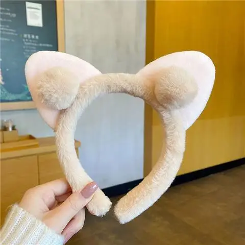 Plush Strawberry Bear Headband for Women - Image 12