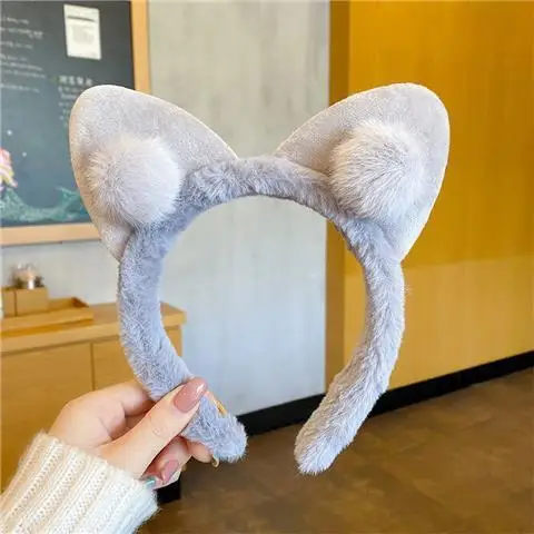 Plush Strawberry Bear Headband for Women - Image 13