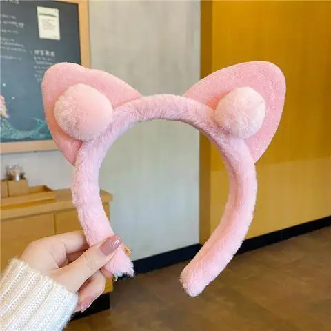 Plush Strawberry Bear Headband for Women - Image 15