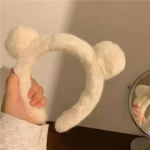 Plush Strawberry Bear Headband for Women - Image 18
