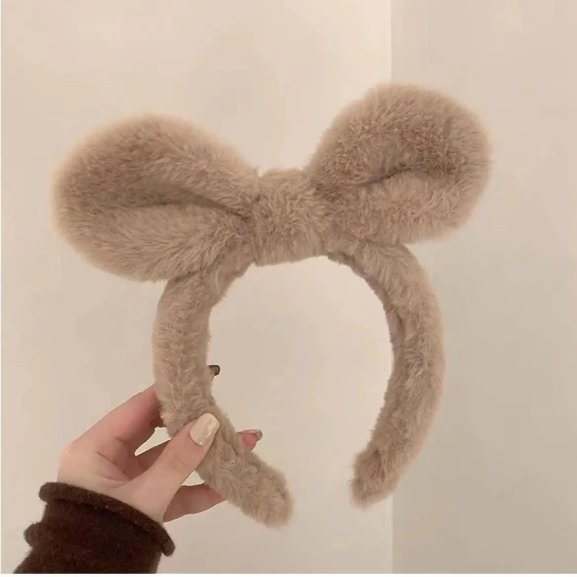 Plush Strawberry Bear Headband for Women - Image 19