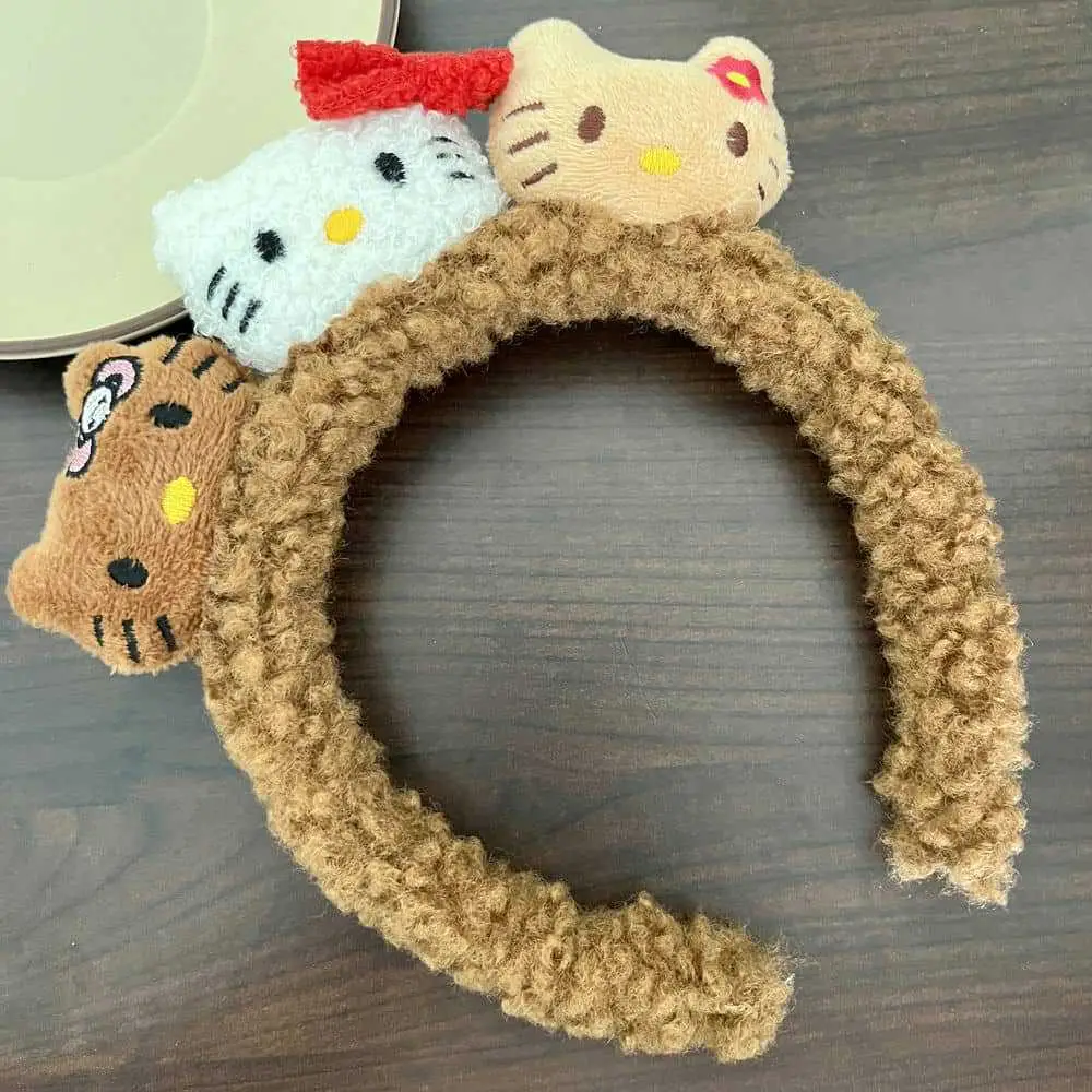 Plush Strawberry Bear Headband for Women - Image 21