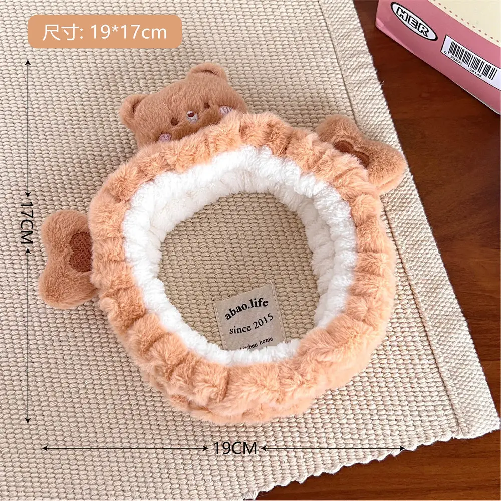 Plush Strawberry Bear Headband for Women - Image 6