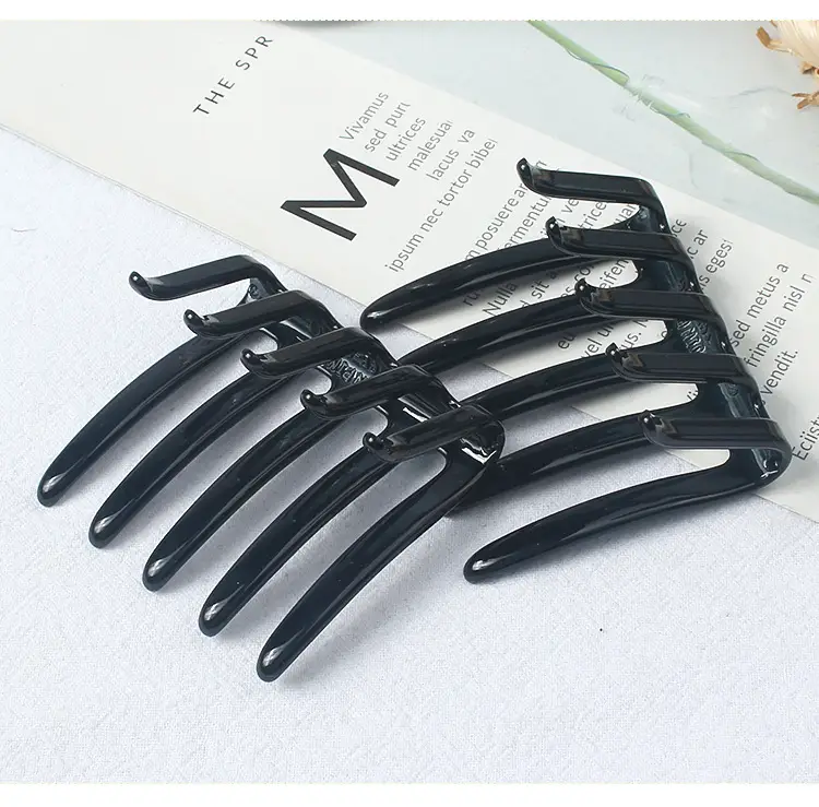 5-Tooth Cross Hairpin for Women Blue Wholesale — feature 7