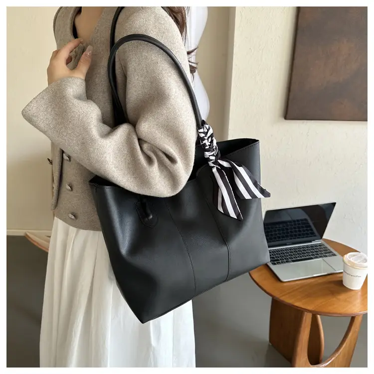Retro Silk Scarf Handbag Brown 2023 — feature 19
