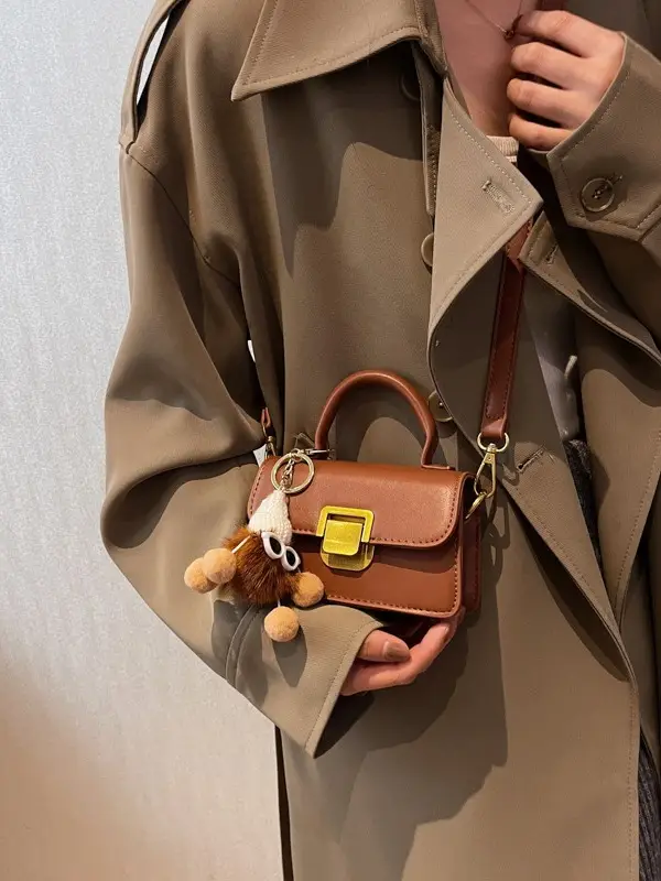Brown Leather Shoulder Crossbody Bag for Women 2023 - Image 11
