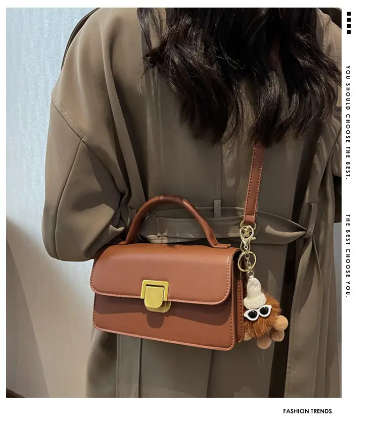 Brown Leather Shoulder Crossbody Bag for Women 2023 — feature 1