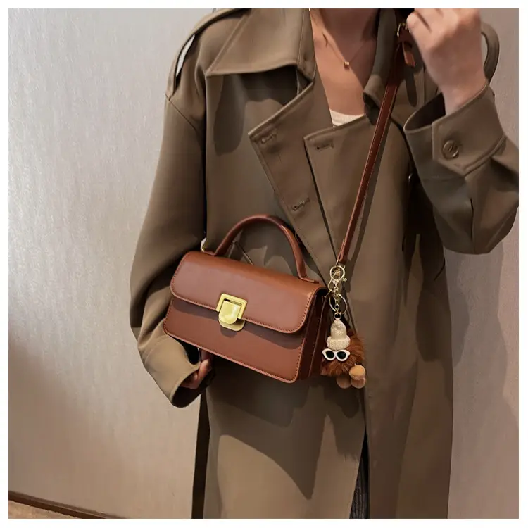 Brown Leather Shoulder Crossbody Bag for Women 2023 — feature 14
