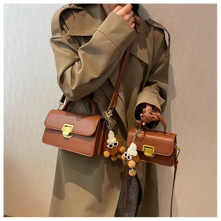 Brown Leather Shoulder Crossbody Bag for Women 2023 — feature 16