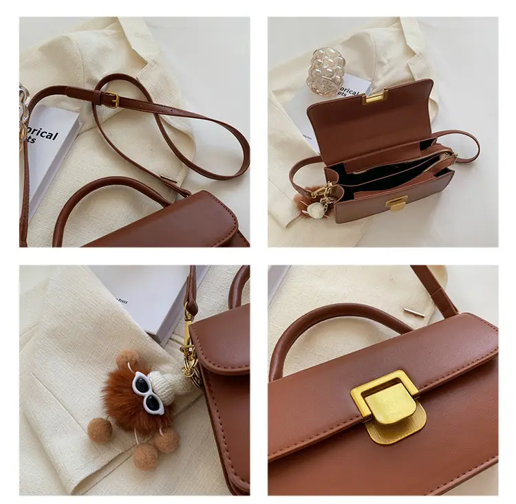 Brown Leather Shoulder Crossbody Bag for Women 2023 — feature 30