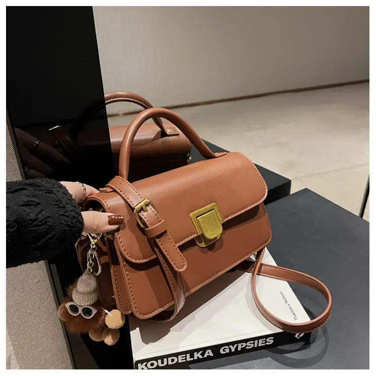 Brown Leather Shoulder Crossbody Bag for Women 2023 — feature 37