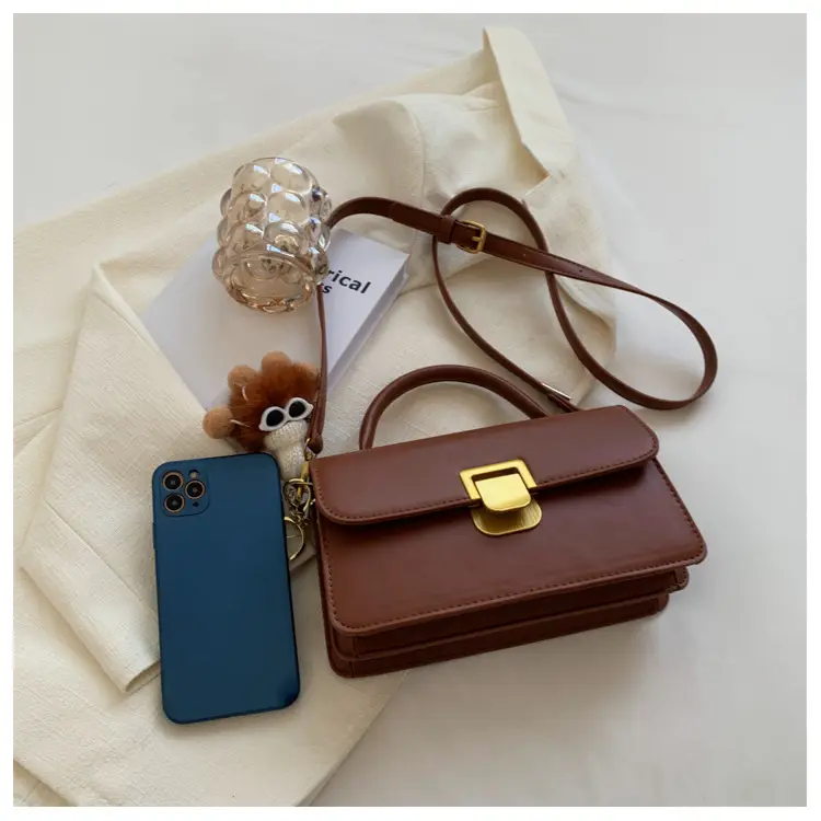 Brown Leather Shoulder Crossbody Bag for Women 2023 — feature 49