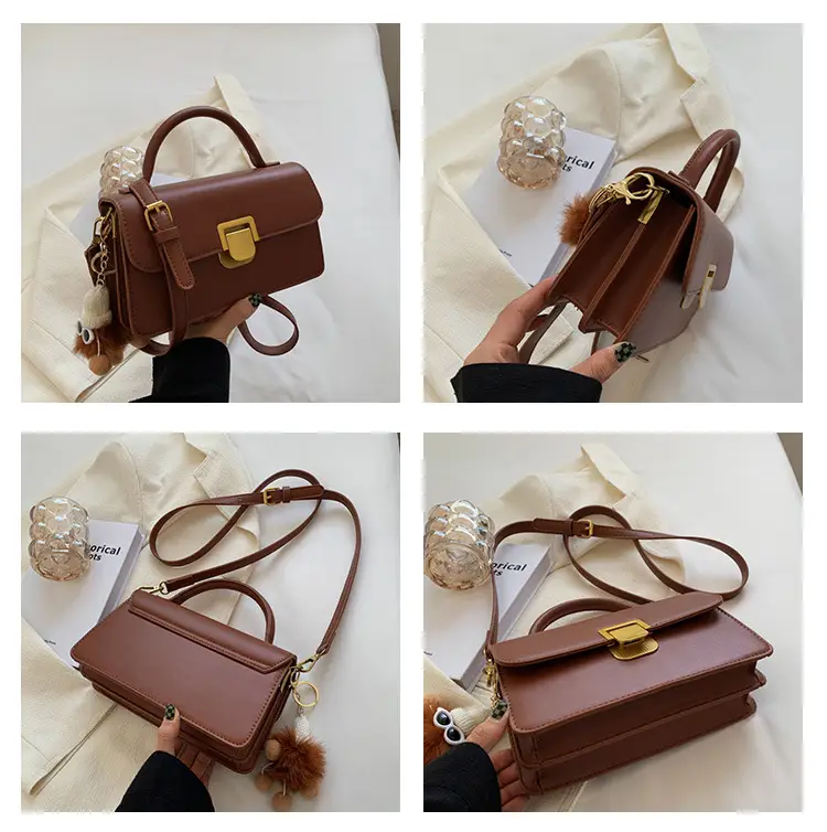 Brown Leather Shoulder Crossbody Bag for Women 2023 — feature 8