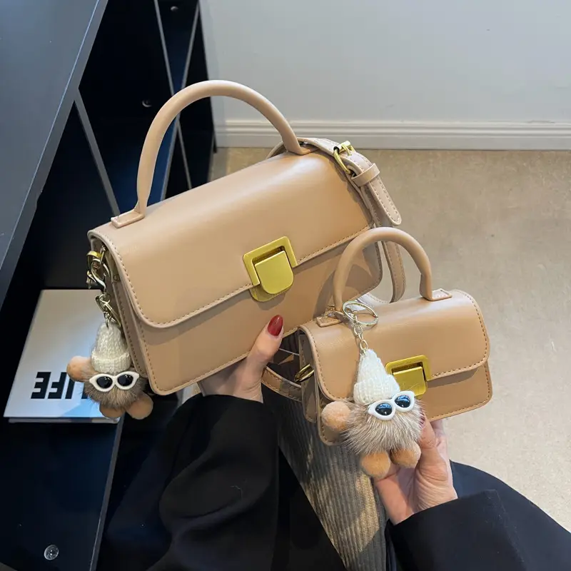 Brown Leather Shoulder Crossbody Bag for Women 2023 - Image 2