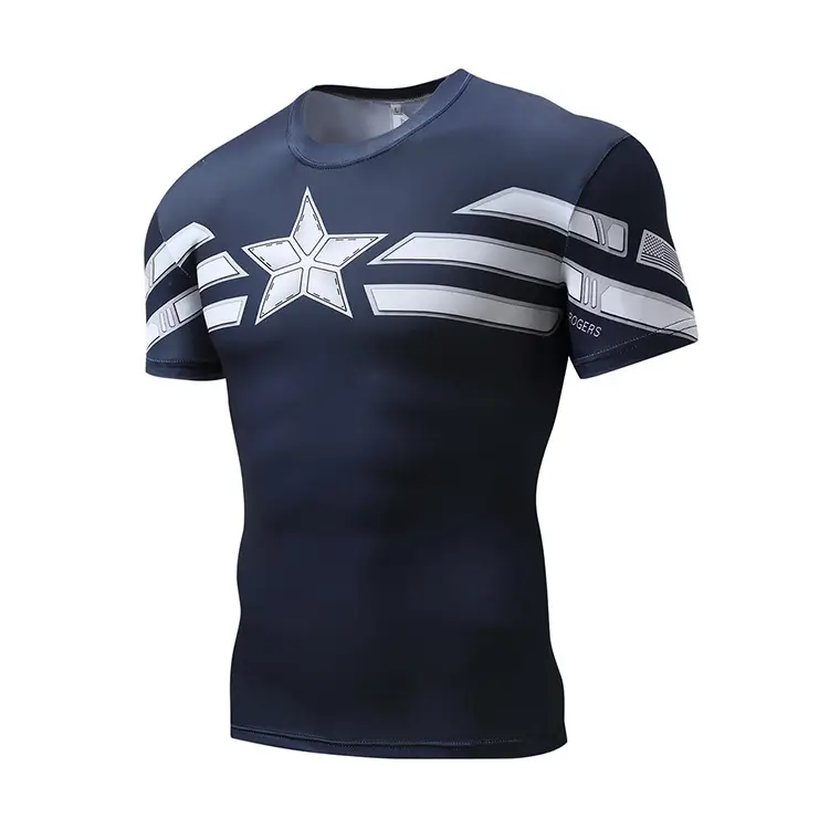 2023 Superman Printed Sports T-Shirt Red Black Mesh - Image 6