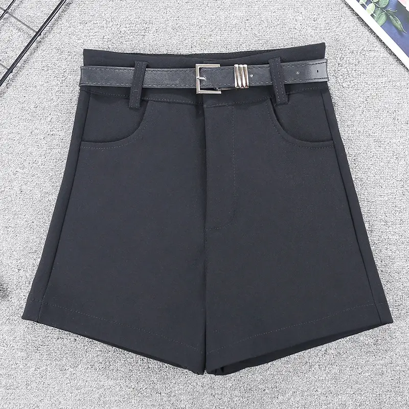 Hot Girl Ultra-Short Slimming Shorts with Free Belt — feature 1