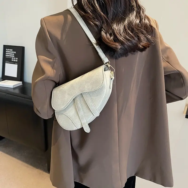 Retro Saddle Bag for Women 2024 Square Shoulder Bag - Image 8