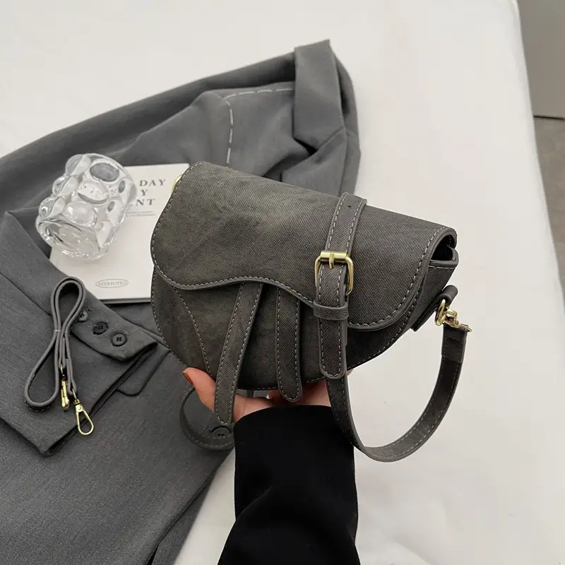 Retro Saddle Bag for Women 2024 Square Shoulder Bag - Image 4