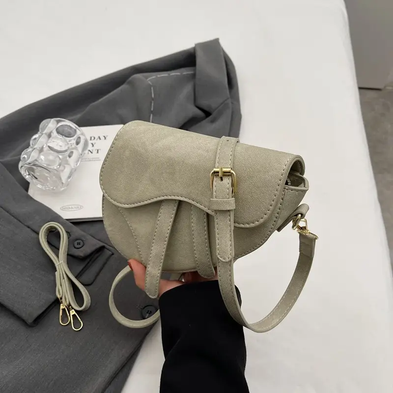Retro Saddle Bag for Women 2024 Square Shoulder Bag - Image 5