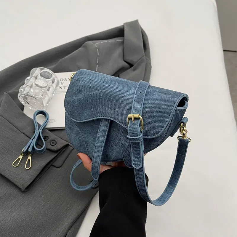 Retro Saddle Bag for Women 2024 Square Shoulder Bag - Image 6