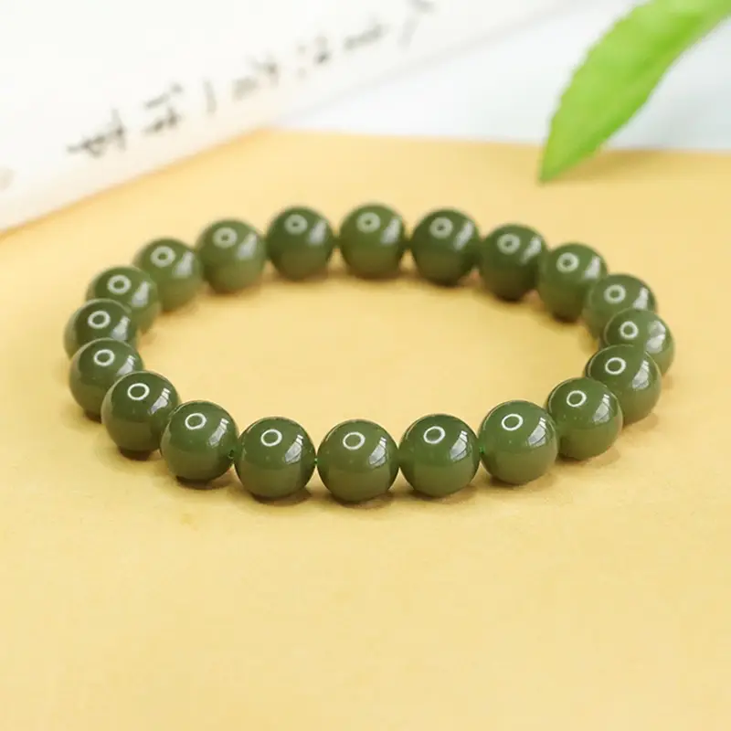 Green Jade Bracelet Clear Water Jade Jewelry