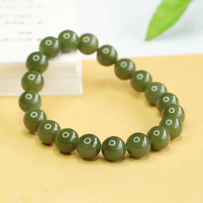 Green Jade Bracelet Clear Water Jade Jewelry