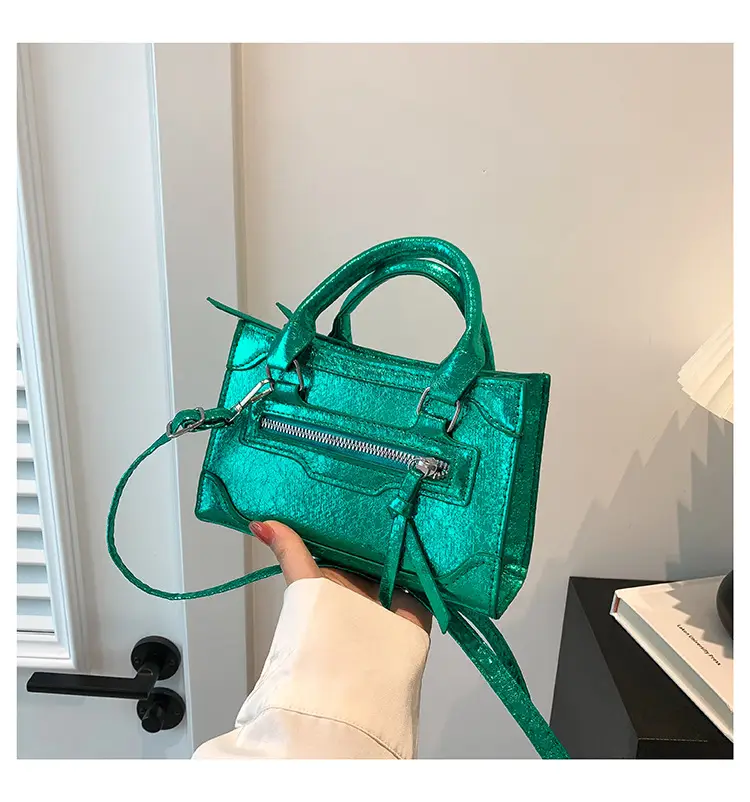Green Korean Style Shoulder Bag for Women - Image 4