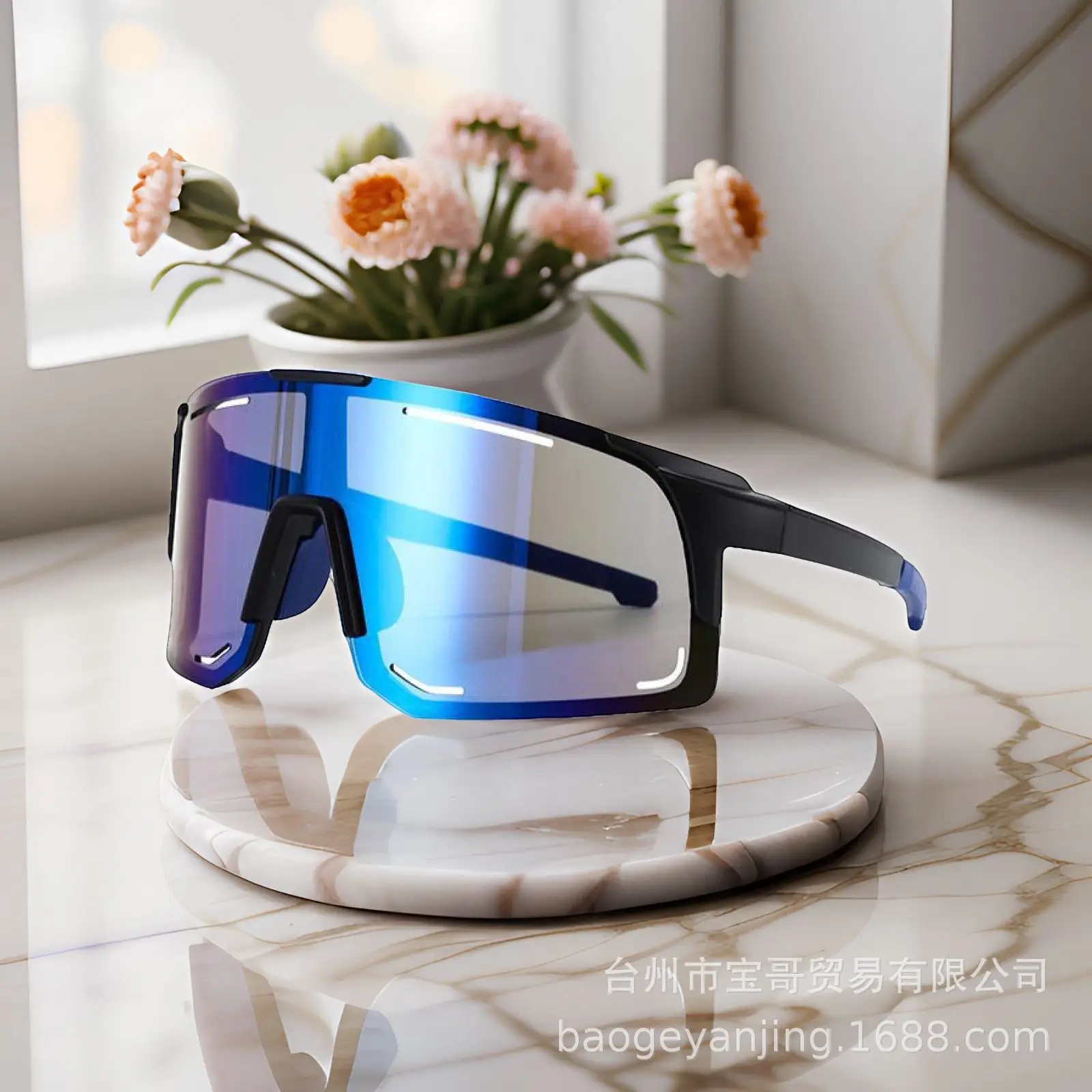 Men Black Crossbody Goggles Sports Glasses Wholesale - Image 13