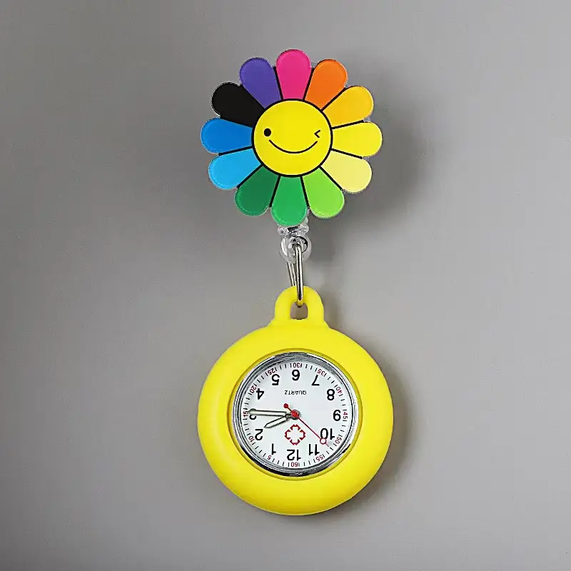 Hospital Doctors Use Retractable Pocket Watches with Patterns, Nurse Watches, Pocket Watches, Dial Watches, Large Women's Watches — feature 10